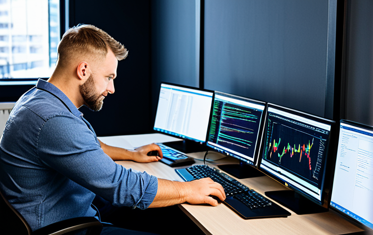 **Subject:** A team of professional software developers collaborating on a smart contract audit, fully clothed, appropriate attire. **Environment:** Modern office setting with multiple computer screens displaying code. **Details:** Focus on teamwork and meticulous code review, well-formed hands, proper finger count. **Modifiers:** Professional photography, high quality, safe for work, family-friendly, perfect anatomy, correct proportions.