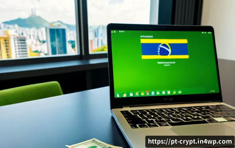 Home 17 암호화폐 보안 규정 및 준수 사항 - Photorealistic Brazilian financial compliance professional reviewing cryptocurrency security procedu...